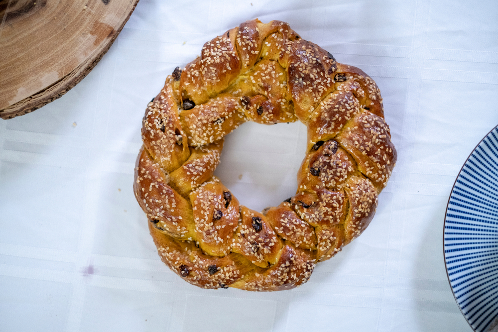 rosh hashanah raisin chalah